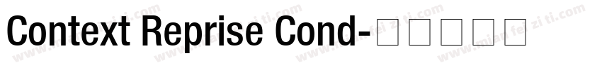 Context Reprise Cond字体转换